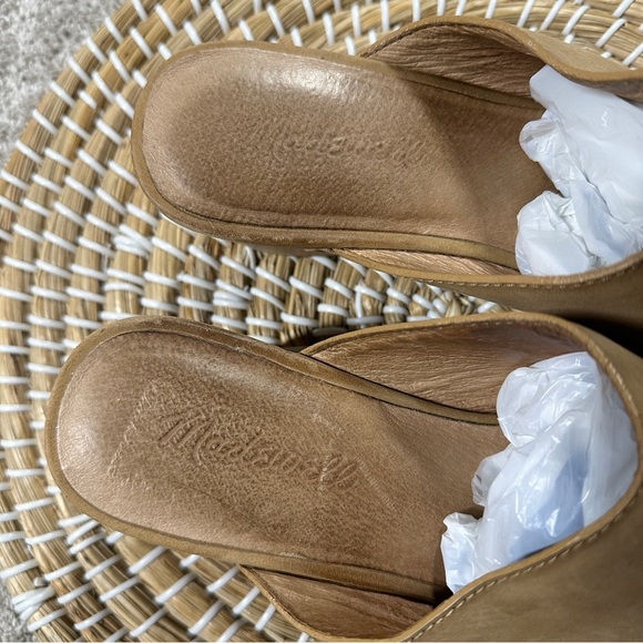 Madewell Women’s The Ayanna Clogs Mules Nubuck Leather Boho in Acorn Size 7 - Picture 6 of 16